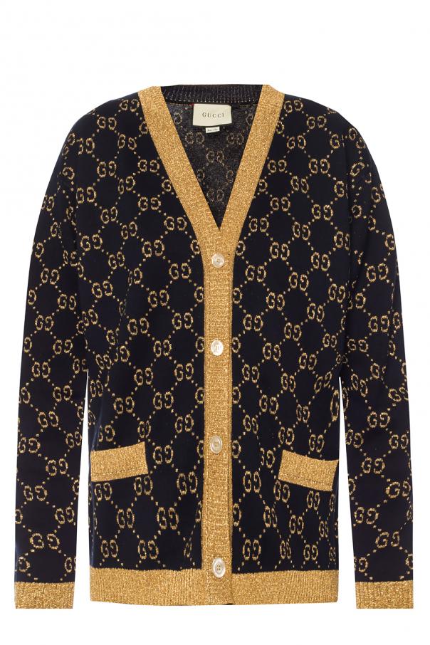 Gold gucci outlet cardigan